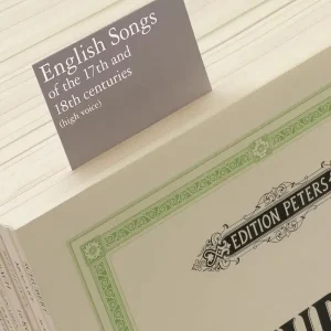 English Songs of the 17th and 18th Centuries Schnäppchen