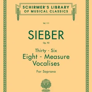 Top-Seller 36 Vocalises op.92 for Soprano and piano