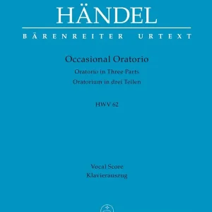 Jetzt Kaufen Occasional Oratorio HWV62