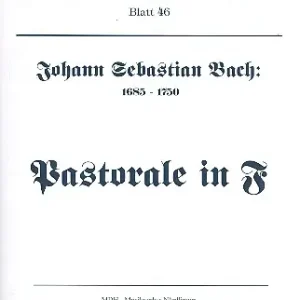 Pastorale F-Dur Top-Seller