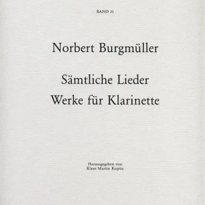 Echt Sämtliche Lieder und Werke für Klarinette