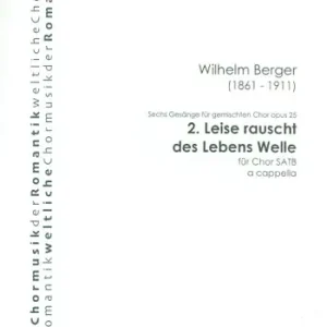 Neuheit Leise rauscht des lebens Welle op.25,2