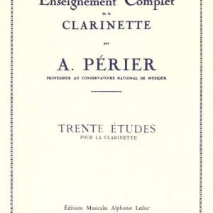 30 études pour clarinette Direkt Vom Hersteller