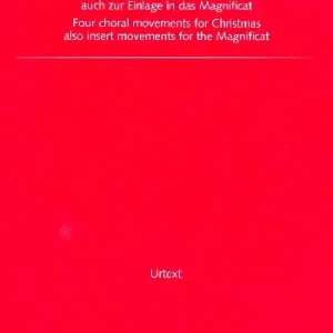 4 weihnachtliche Chorsätze (auch zur Einlage in das Magnificat) Garantierte Lieferung