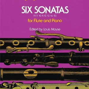 Begrenztes Angebot 6 Sonatas KV10-15 for flute and