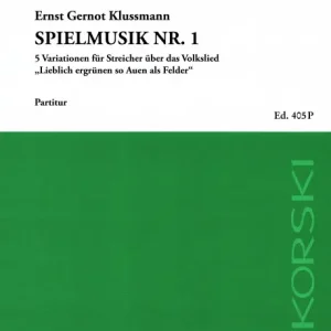 Solange Der Vorrat Reicht Klussmann, Ernst G Spielmusik Nr. 1