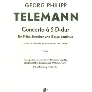 Concerto D-Dur à 5 Sofort Bestellen