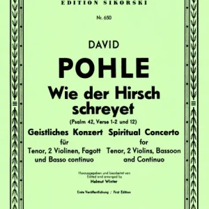 Preisknaller Pohle, David [Hrsg:] Winter, Helmut Wie der Hirsch schreyet (Psalm