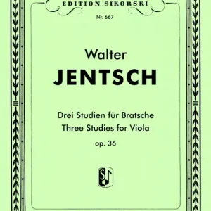 Nur Heute 3 Studien op.36 für Viola