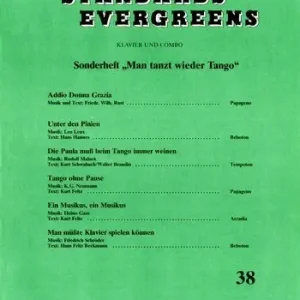 Expressversand : Oldies - Standards - Evergreens, Heft 38: Man tanzt wieder Tango