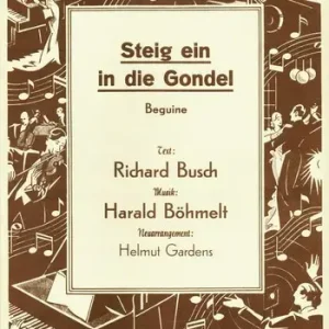 Steig' ein in die Gondel: für Gesang und Klavier Ausverkauf