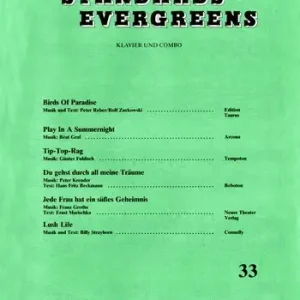 Oldies Standards Evergreens Band 33: Letzte Chance