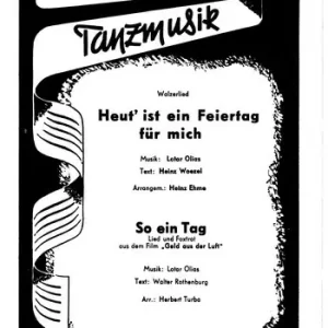 Jetzt Kaufen Heut ist ein Feiertag für mich und So ein Tag: