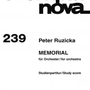 Jetzt Bestellen Memorial für Orchester