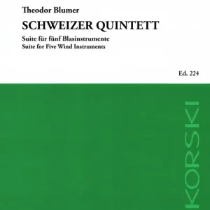 Schweizer Quintett für 5 Blasinstrumente Begrenztes Angebot