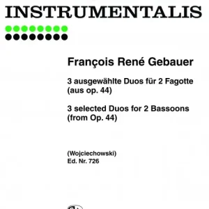 3 ausgewählte Duos op.44 für 2 Fagotte Markenware