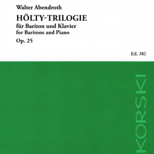 Saisonangebot Hölty-Trilogie für Bariton und Klavier
