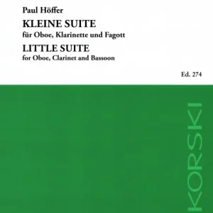 Kleine Suite für Oboe, Klarinette und Fagott Begrenztes Angebot