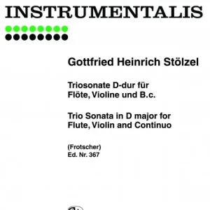 Sonate D-Dur für Flöte, Violine und Bc Online Kaufen