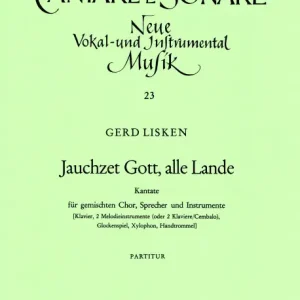 Garantierte Lieferung Jauchzet Gott, alle Lande für gem Chor,