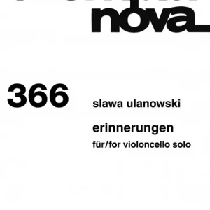Erinnerungen für Violoncello Neue Kollektion