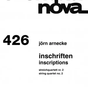 Inschriften (Streichquartett Nr.2) Abverkauf