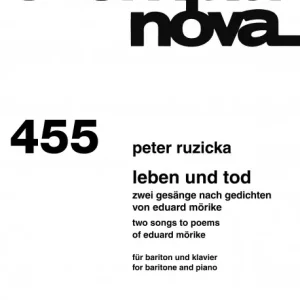 Neu Im Sortiment Leben und Tod für Bariton und Klavier