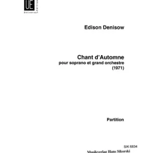 Chant d'automne für Sopran und großes Finale Aktion