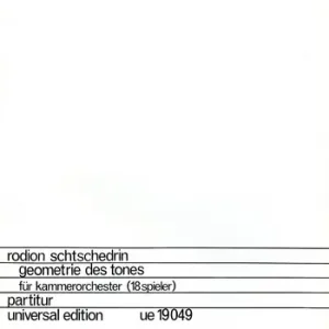 Geometrie des Tones für Kammerorchester Schneller Versand