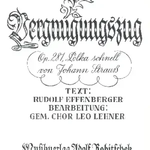Mega-Angebot Vergnügungszug op.287