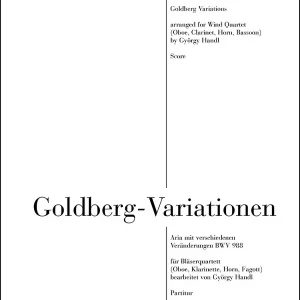 Highlight Goldberg-Variationen BWV988