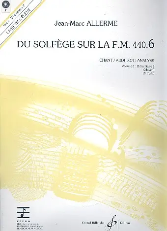 Garantierte Lieferung Du solfège sur la f.m. 440.6 - chant/audition/