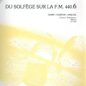 Expressversand Du solfège sur la f.m. 440.6 - chant/audition/