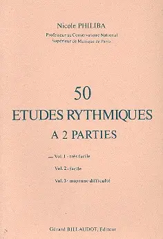 50 Études rhythmiques à 2 parties vol.1 Markenware