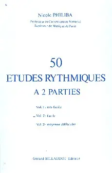 Saisonangebot 50 Études rhythmiques à 2 parties vol.2