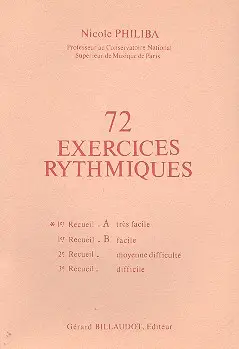 72 Exercises rhythmiques vol.1a Finale Aktion