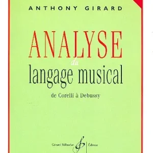 Analyse du langage musical vol.1 Begrenztes Angebot