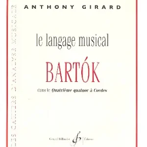 Le langage musical de Bartók Jetzt Bestellen