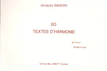 20 Textes d'harmonie textes Zertifiziert