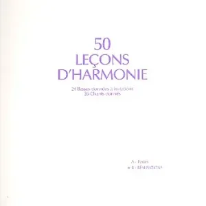 Sofort Bestellen 50 lecons d'harmonie vol.B réalisations
