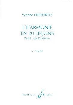 L'Harmonie en 20 lecons - devoirs supplémentaires Sonderangebot