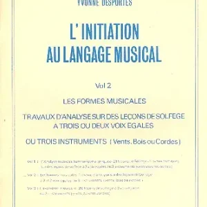 Super-Preis L'Initiation au langage musical vol.2