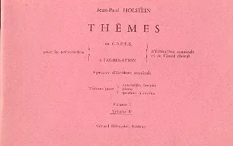 Letzte Chance Thèmes pour la préparation au C.A.P.E.S