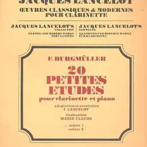 20 petits etudes vol.1 pour clarinette Kostenloser Rückversand