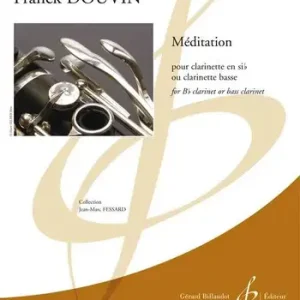 Neue Kollektion Méditation pour clarinette (clarinette basse)