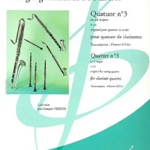 Quatuor en sol majeur no.3 KV156 Angebot