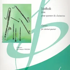 Günstig Játékok pour 3 clarinettes et clarinette basse