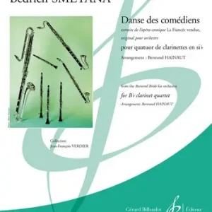 Top-Seller Danse des comédiens pour 4 clarinettes