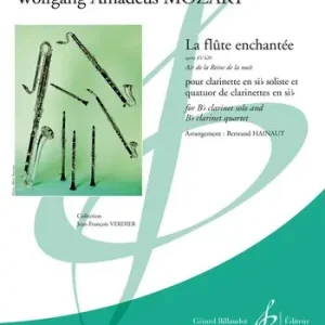 Neue Kollektion Air de la reine de la nuit pour clarinette soliste,