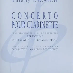 Sale Concerto pour clarinette et orchestre